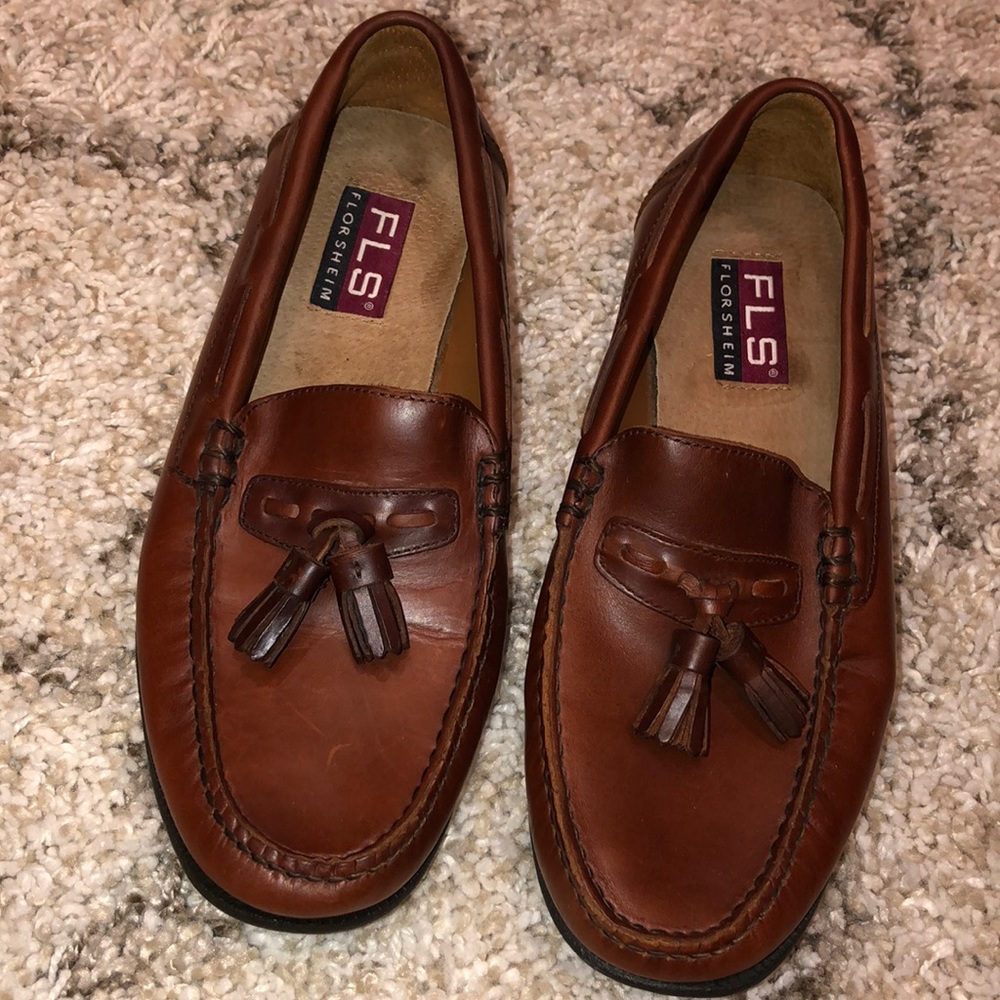 Florsheim Fls Saddle Tan Loafer Tassels